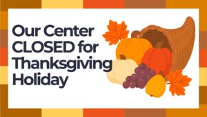 Thanksgiving Closure notice