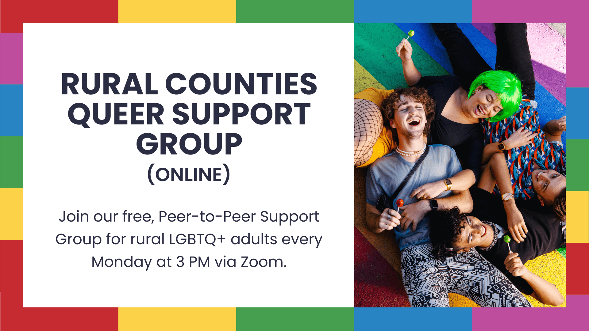 Rural Counties Queer Support Group (Online)